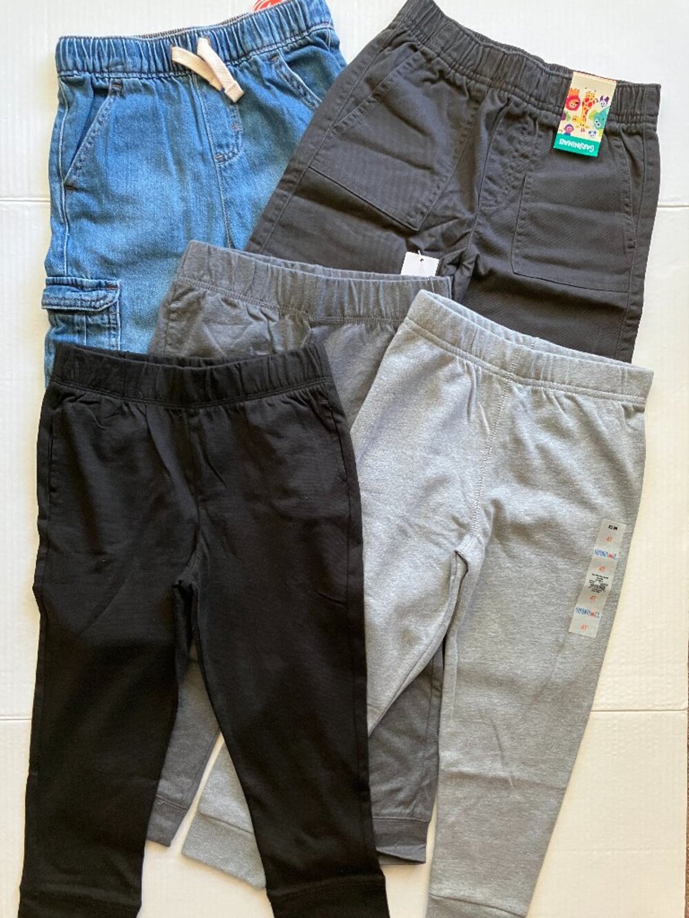 4T Wonder Nation & Garanimals Boys Pants Bundle